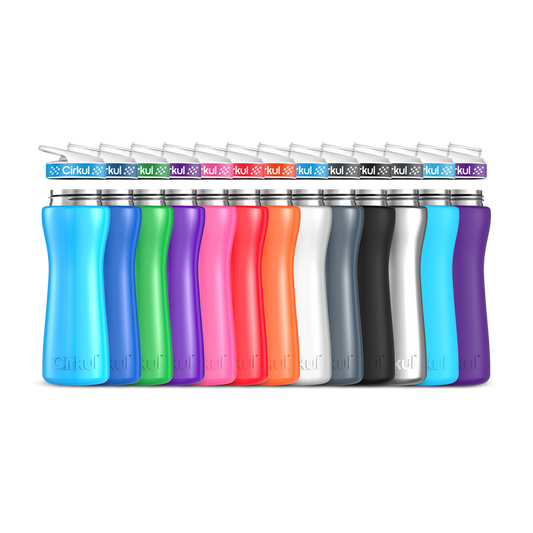 22oz. Stainless Steel  Bottle & Comfort Grip Lid