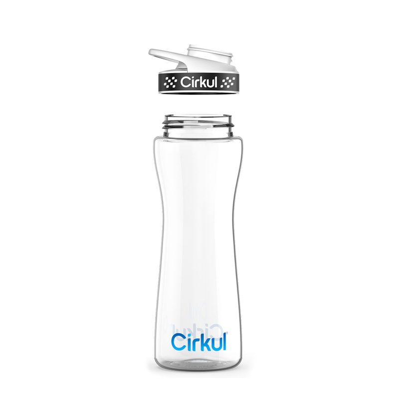 22oz. Plastic Bottle & Comfort Grip  Lid