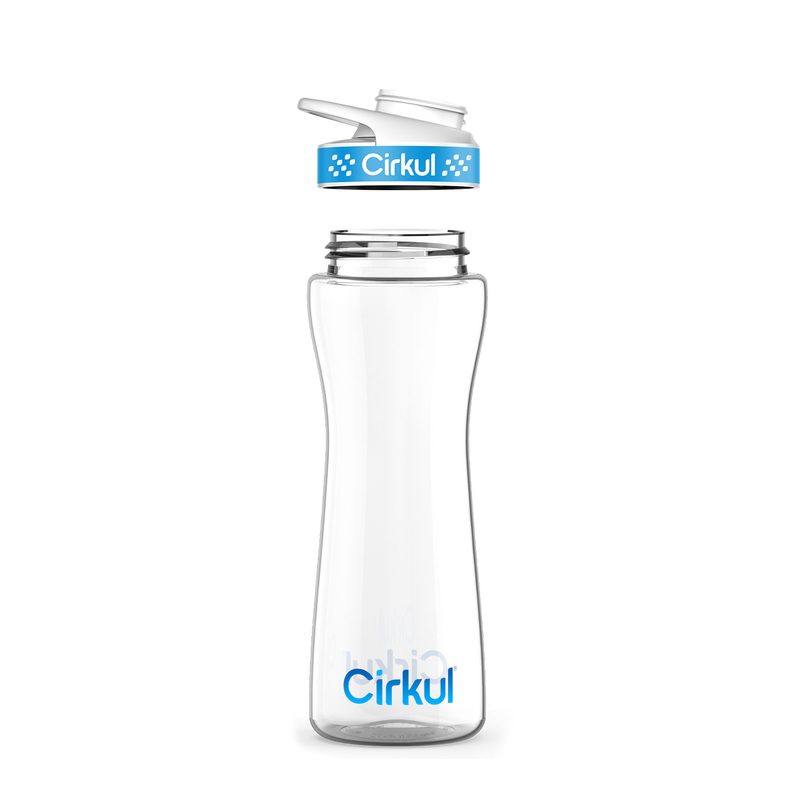 22oz. Plastic Bottle & Comfort Grip  Lid