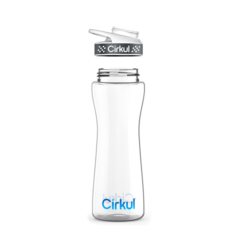 22oz. Plastic Bottle & Comfort Grip  Lid