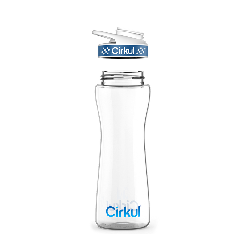 22oz. Plastic Bottle & Comfort Grip  Lid