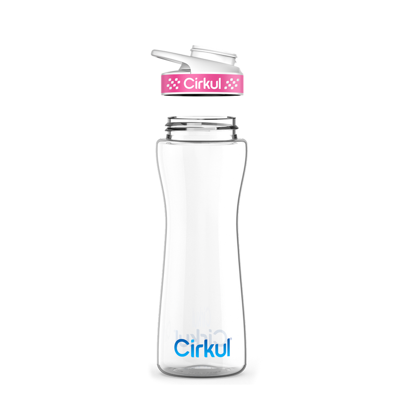 22oz. Plastic Bottle & Comfort Grip  Lid
