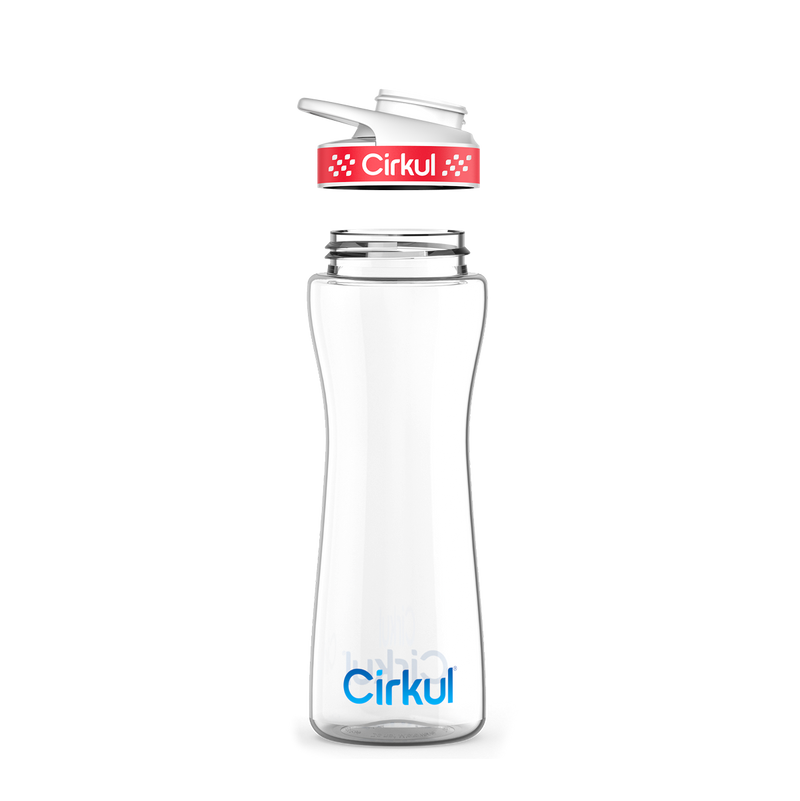 22oz. Plastic Bottle & Comfort Grip  Lid
