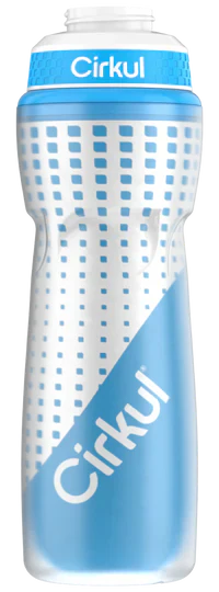22oz. Insulated Squeeze  Plastic Bottle & Sport Lid