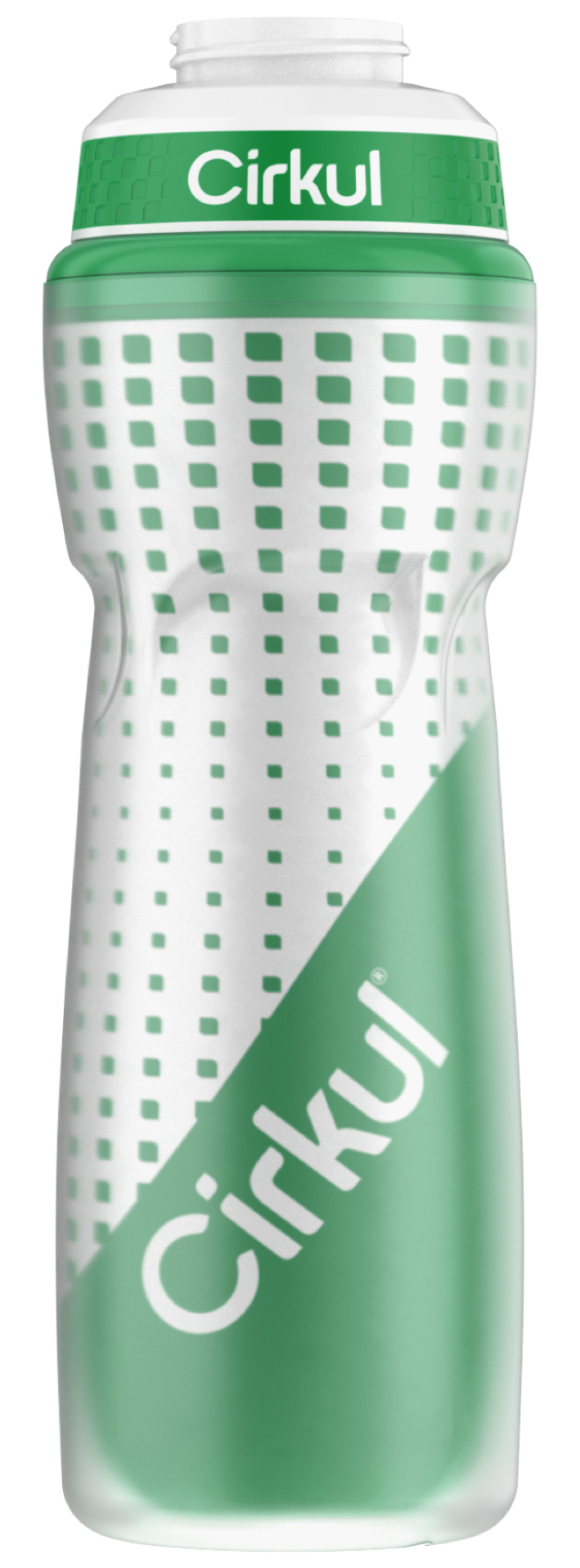 22oz. Insulated Squeeze  Plastic Bottle & Sport Lid