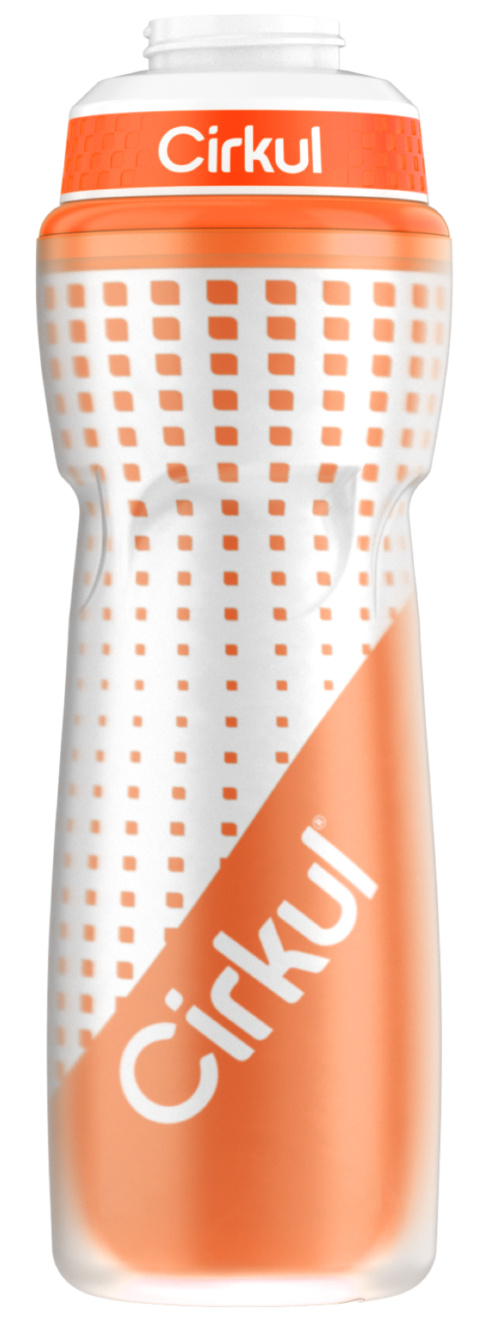 22oz. Insulated Squeeze  Plastic Bottle & Sport Lid