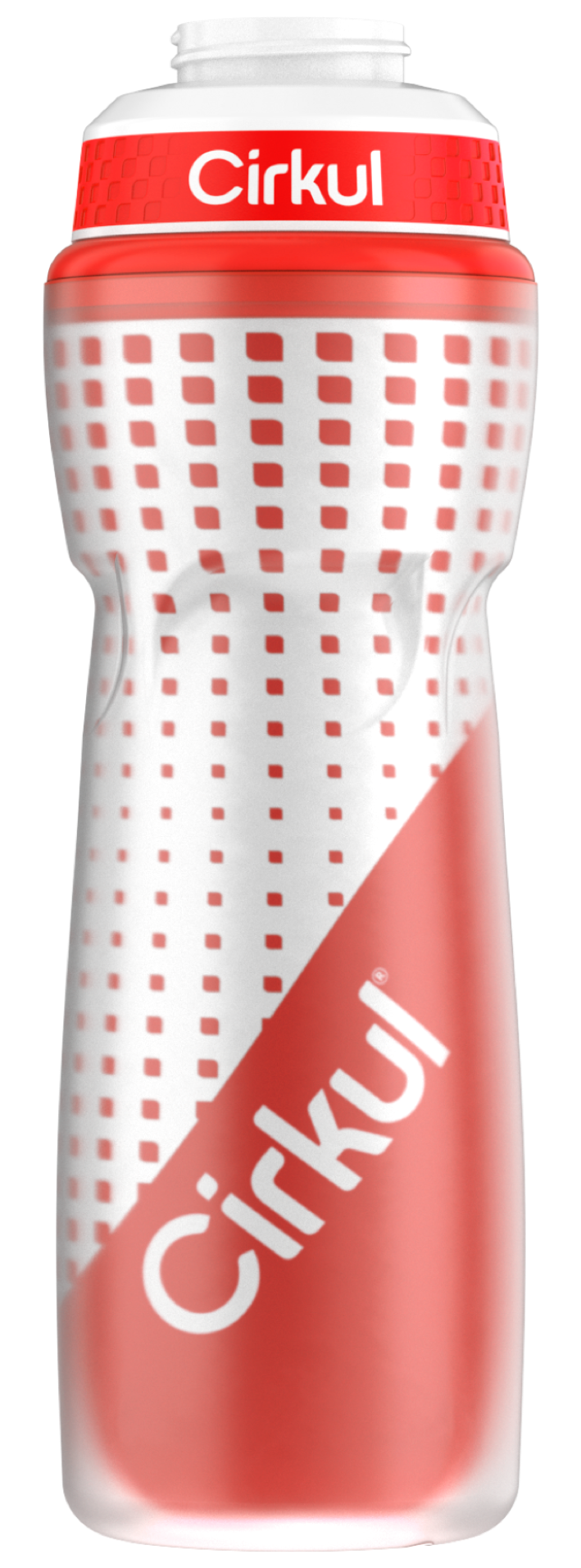 22oz. Insulated Squeeze  Plastic Bottle & Sport Lid