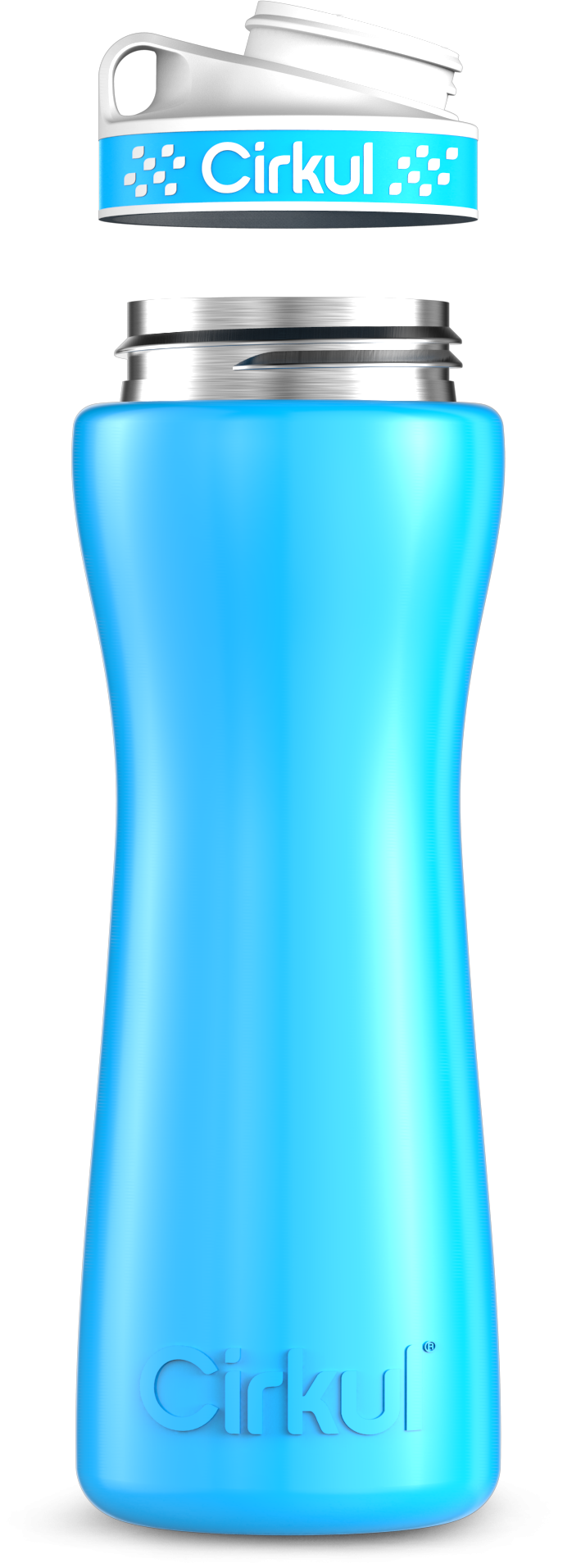 Custom 22oz. Stainless Steel Bottle &  Comfort Grip Lid