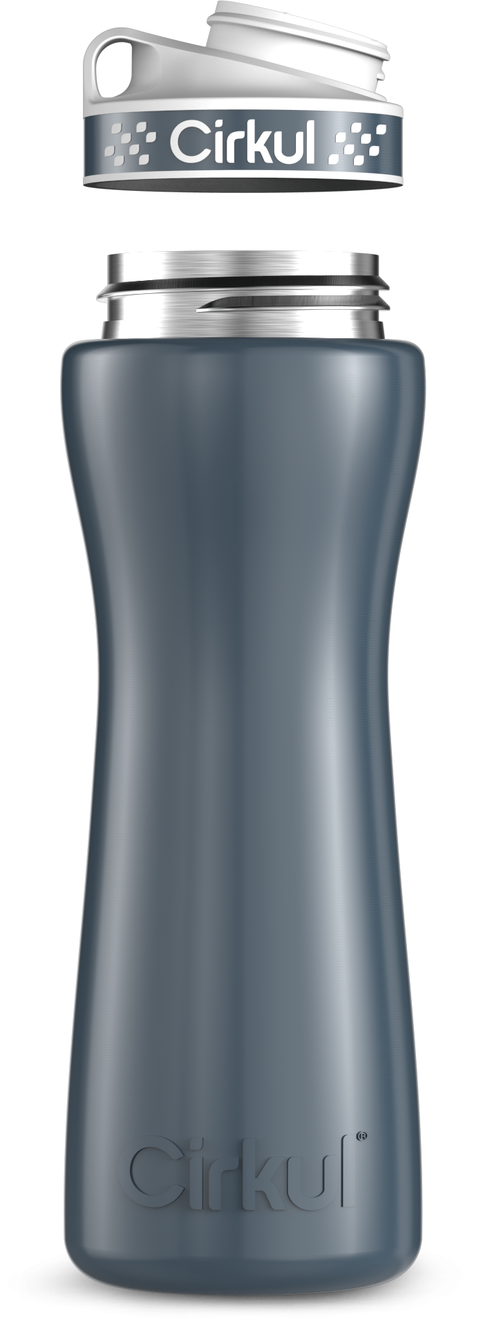 Custom 22oz. Stainless Steel Bottle &  Comfort Grip Lid