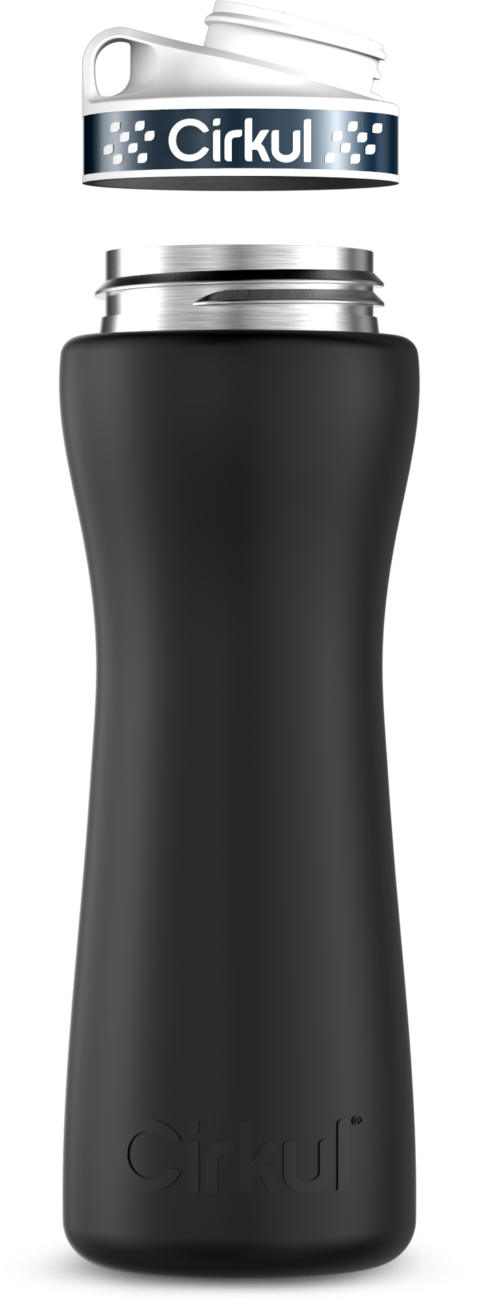 Custom 22oz. Stainless Steel Bottle &  Comfort Grip Lid