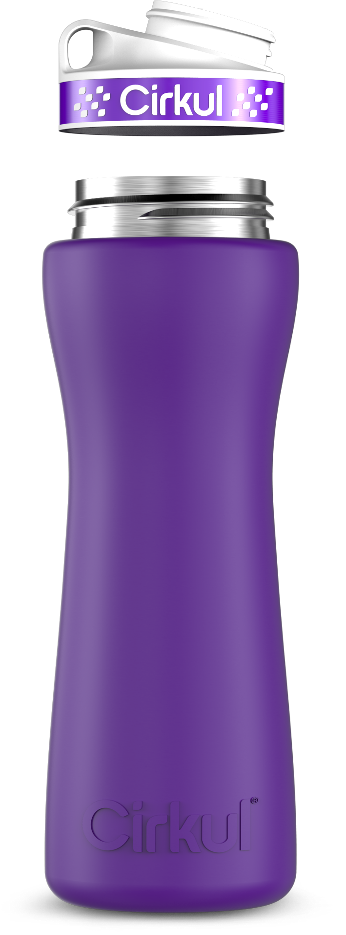 Custom 22oz. Stainless Steel Bottle &  Comfort Grip Lid