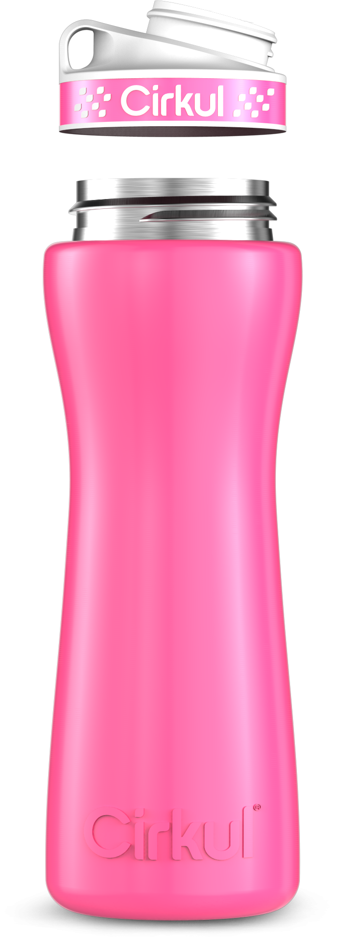 Custom 22oz. Stainless Steel Bottle &  Comfort Grip Lid