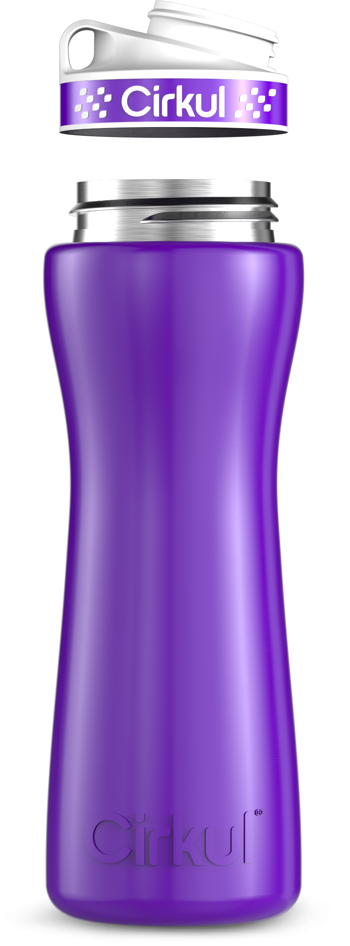 Custom 22oz. Stainless Steel Bottle &  Comfort Grip Lid