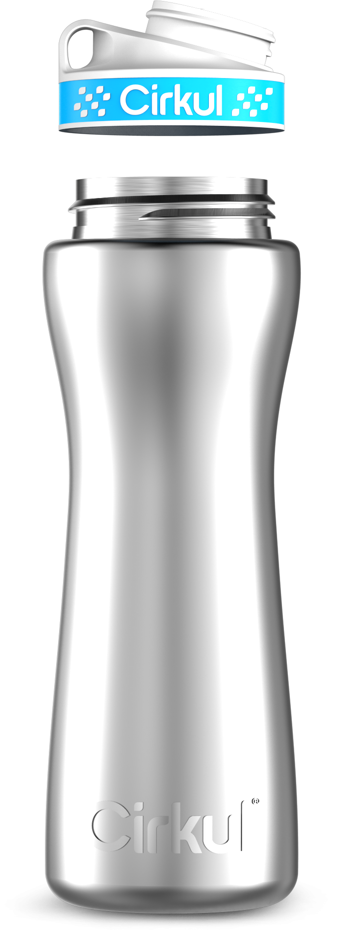 Custom 22oz. Stainless Steel Bottle &  Comfort Grip Lid