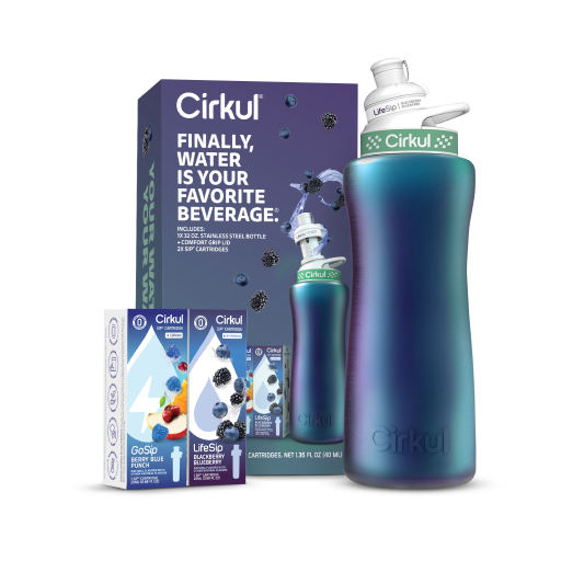 32oz.  Chameleon Stainless Steel Bottle Starter Kit