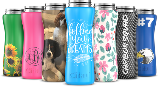 Custom 22oz. Stainless Steel Bottle &  Comfort Grip Lid