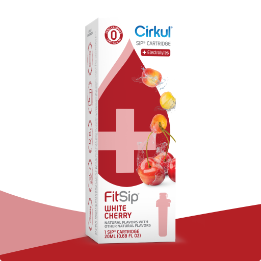FitSip White  Cherry